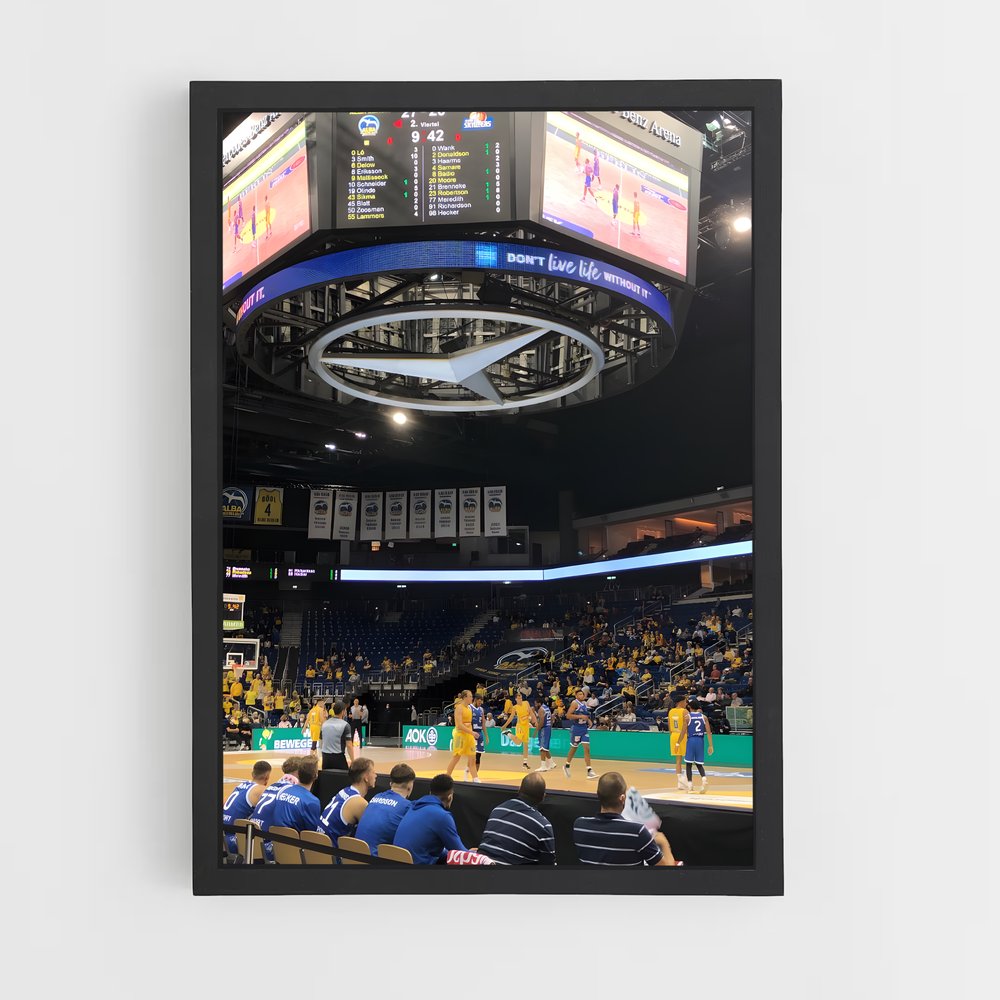 Poster Dunk au Michigan – affiche Basketball (vue 2)